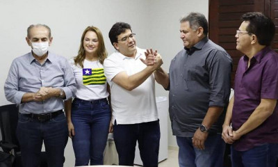 Rafael Fonteles recebe adesão do prefeito de Barra D’Álcântara, Mardônio Soares